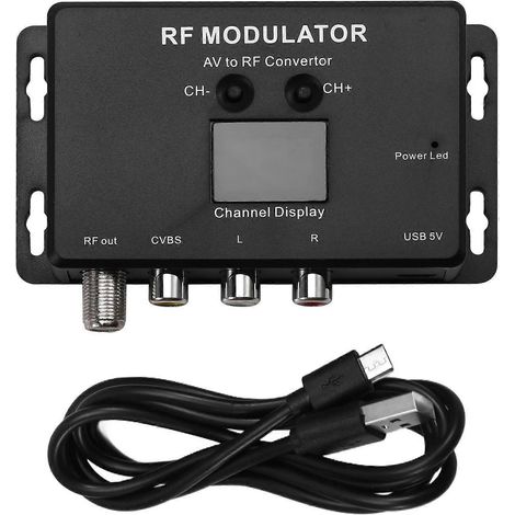 HF-Modulator M60, AV-zu-HF-Wandler, UHF-Modulator, HF-Signalwandler (1/5)