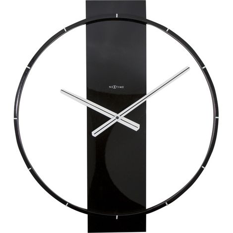 NeXtime Wanduhr 3195ZW 50,8 x 28,2 cm Innenbereich (1/5)
