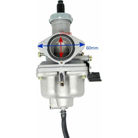Carburateur PZ27 Carb câble starter 27mm pour 4 temps CG 125cc 150cc 200cc 250cc ATV Go Kart Dirt Bike (1/5)