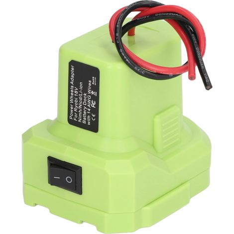 Adaptateur Batterie Lithium 18V One+ Ryobi, Convertisseur avec Fil 14AWG, Outil Électrique (1/5)
