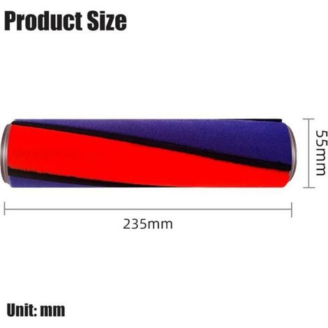 Brosse A Rouleau - Compatible Dyson V6 V7 V8 V10 V11 - Pour Sol Parquet Et Carrelage - 1 Pièce (1/5)