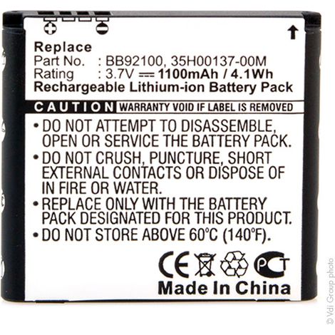 NX - Batterie téléphone, smartphone, GSM 3.7V 1100mAh - BB9210035H00137-00MB92100BA S430 (1/4)