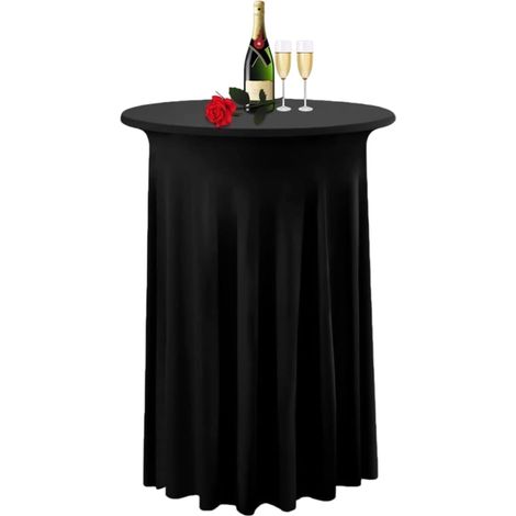 de table de cocktail nappe ronde en lasthanne accessoire de (1/5)