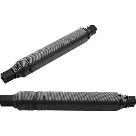 Alambre metálico galvanizado, ø0,7 mm x 40 m, blíster 2 uds