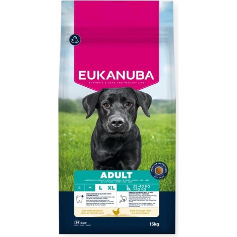 Eukanuba Croquetas Adultos para Perros Grandes 15 kg