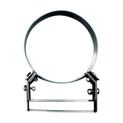 2 Collari a muro monoparete in acciaio inox dm 80 mm