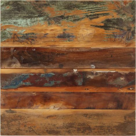 Dessus de table carré 60x60 cm 15-16 mm Bois de récupération vidaXL (1/10)