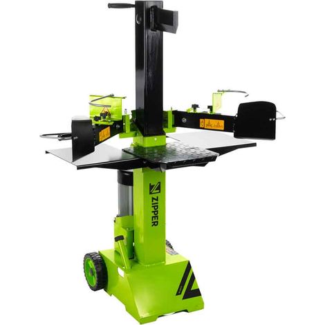 ZIPPER Fendeur de bûches vertical professionnel - 8 tonnes et 21 Mpa - IP54 (1/4)