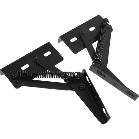 TEHAUX 2 pièces Charnières de canapé pliables Support à ressort en fer Supports de levage (1/5)