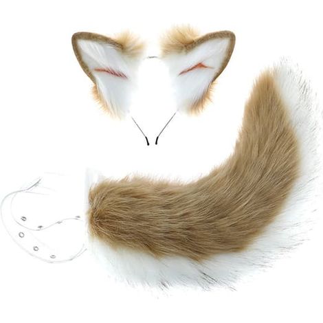 Accessoires mignons pour Halloween et Noël : serre-tête oreilles de chat, de loup et de chien (oreilles + queue). (1/5)