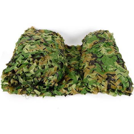 Red de camuflaje militar de 4 x 6 m - Para caza, uso militar, camuflaje, observación de aves, fotografía, decoración, selva, bosque (1/5)