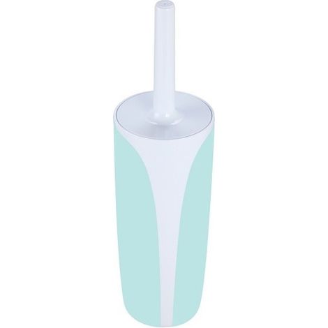 Escobillero con soporte de Poliresina Kandy Verde Pastel MSV
