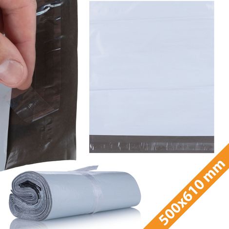 Buste postali in polietilene bianco 500x610 mm, 100 pezzi. (1/5)