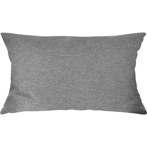 Ensemble de 3 coussins déco avec housse amovible 65x35 Nettuno - Silver (1/4)