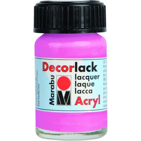 Decorlack Acryl Marabu 15 ml Rosa (1/2)