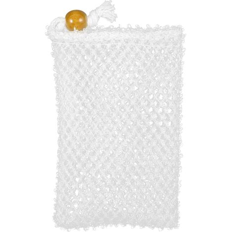 Size Mesh Soap Bag for Bathroom with Hanging Rope Body
