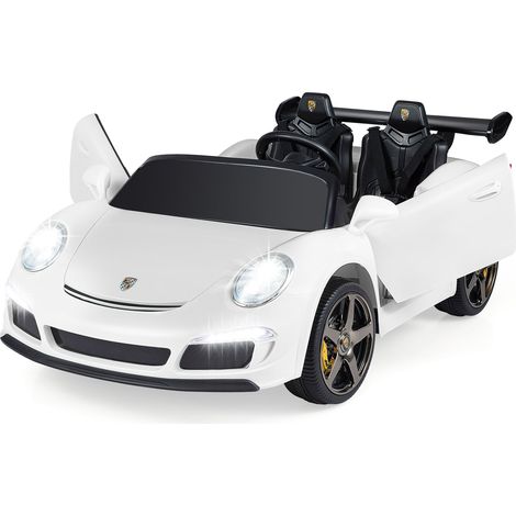Elektroauto für Kinder, 12 V, Fernbedienung, LED-Beleuchtung, Allradantrieb