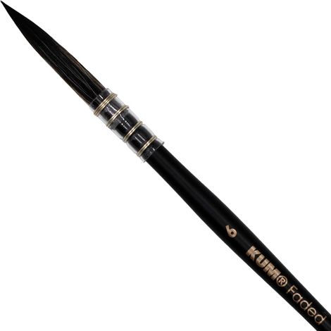 Pinceau aquarelle Faded French Rigger, taille 6 (1/5)