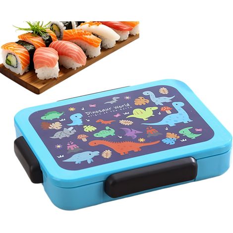 Boîte Repas Enfant Boîte À Déjeuner Réutilisable 5 Compartiments Stockage (1/5)