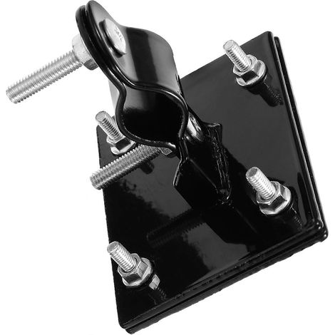 Colliers de fixation pour panier avant de vélo, en plastique et métal résistants, ensemble de 5 pièces (1/5)