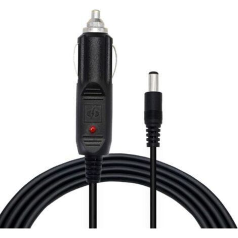 Câble de Prise Allume-Cigare DC 5,5 x 2,5 mm mâle vers DC 12 Câble d'alimentation Automatique pour Voitures, camions, Bus(1.5M,2pcs)-INHHUB (1/5)