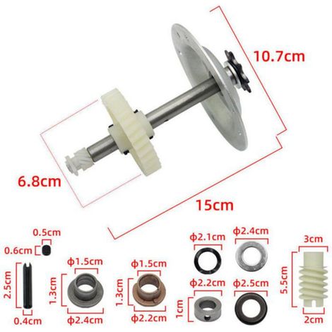 Kit D'Engrenage Ouvre-Porte Garage - Compatible LiftMaster Chamberlain Sears Craftsman 1/3 HP Et 1/2 HP - Pour Moteurs À Chaîne - 41C4220A (1/5)