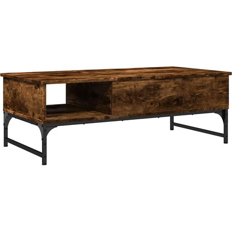 Maison Exclusive - Couchtisch Räuchereiche 100x50x35 cm Holzwerks