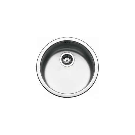 Pyramis 100034729 vasca lavello tondo 45 cm inox satinato lavabo cucina ad incasso rotondo