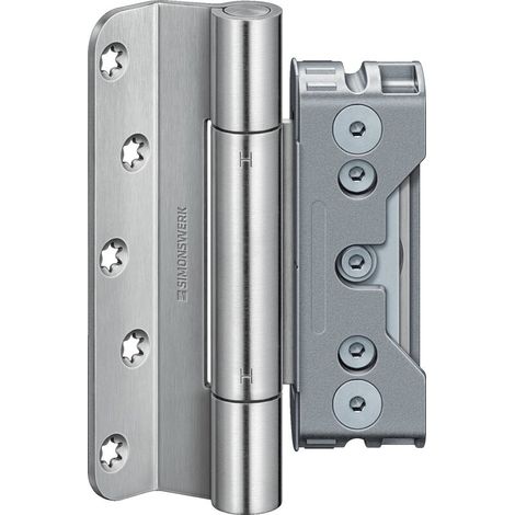 Haustürband-System BAKA Protect 4049 3D, 1 Satz= 3 Stk. Edelstahl (1/5)