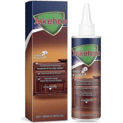 Agent de polissage pour meubles JAKEHOE, revêtement nanocristallin, nettoyant, rehausse la brillance, entretien doux. (1/5)