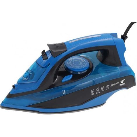 Fer à vapeur, semelle recouverte de céramique, Thulos 2600W, vert et noir (1/5)