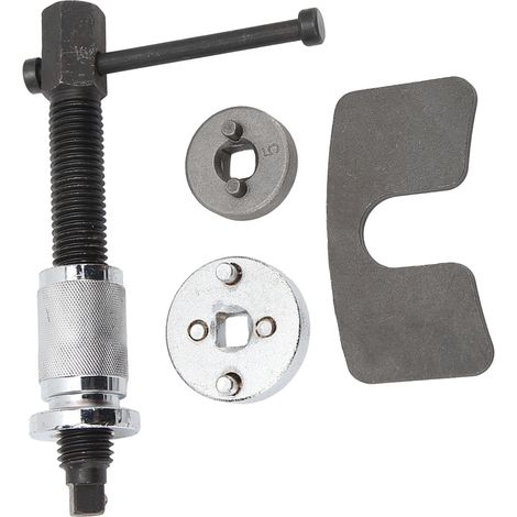 Outil de rembobinage de piston d'étrier de frein à disque robuste et antidérapant, en 4 pièces, pour la réparation des freins de voiture (1/5)