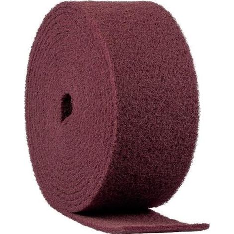 Rodillo de vellón abrasivo NRO 400 L.10m A.150mm fino marrón-rojizo KLINGSPOR