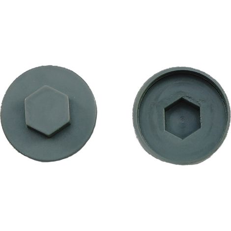 Jcp Fixings Merlin Grey Cover Caps 19mm - Box of 1000 (1/2)