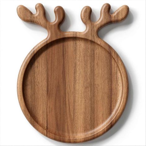 Servierplatte aus Holz mit Griff, Käseplatte A (1/5)