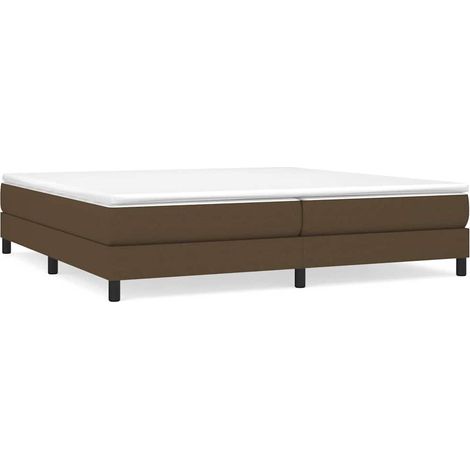 Maison Exclusive - Boxspringbettgestell Dunkelbraun 200x200 cm St (1/5)