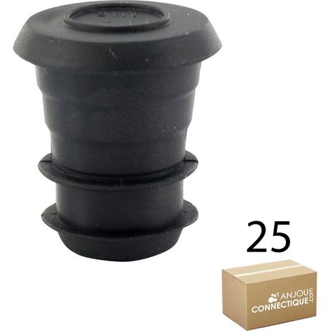 25 bouchons étanches No Air RT 2012 pour tube ICTA 40 – Caoutchouc ignifugé – Étanchéité des passages d'air – BLM