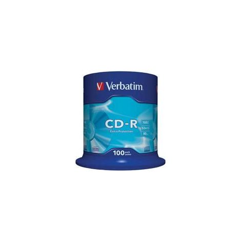 Discos CD-R Verbatim de 700 MB con protección adicional (paquete de 100) (1/5)