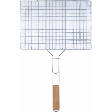 Barbecue edco double clamshell design innovativo 55x35x20 cm