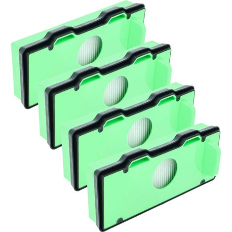 vhbw 4x Filtro compatibile con Tefal RG7765WH/4Q0, RG 7765 WH aspirapolvere robot, aspiratore - unità filtro (1/4)