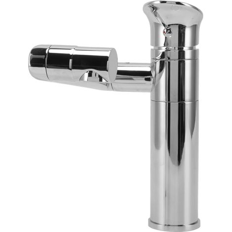 Robinet de Lavabo Universel avec Flexible Métal pour Cuisine et Salle de Bain, Filetage G1/2 (1/5)