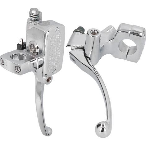 palancas maestras de freno y embrague de 1 pulgada, de aleación de aluminio, accesorio universal para motocicleta. (1/5)