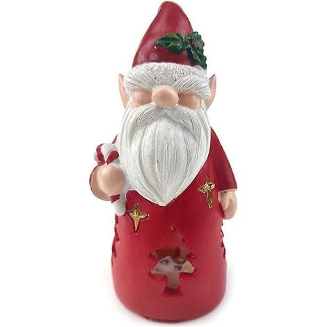 Weihnachtsmannfigur mit LED-Beleuchtung, leuchtende Statue, Modell, Kunstornament