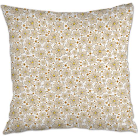 Housses de coussin en polyester résistante solide pour canapé chambre salon (1/5)