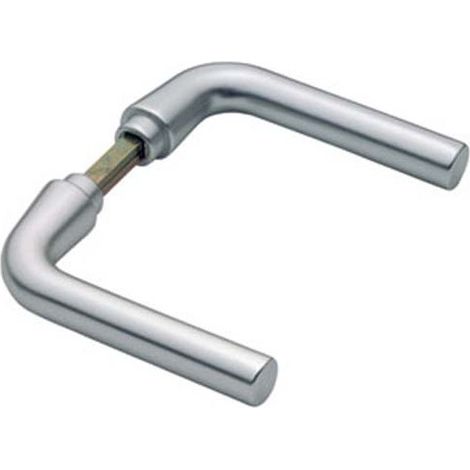 Hoppe Bonn manilla doble aluminio cuadrado 8 mm (1/2)
