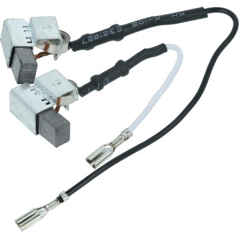 vhbw 2x Kohlebürste kompatibel mit Bosch MUM54Q40/02, MUM54R00/02, MUM54R00/04, MUM54R00/06, MUM54W41/01, MUM54W41/02 Küchenmaschine