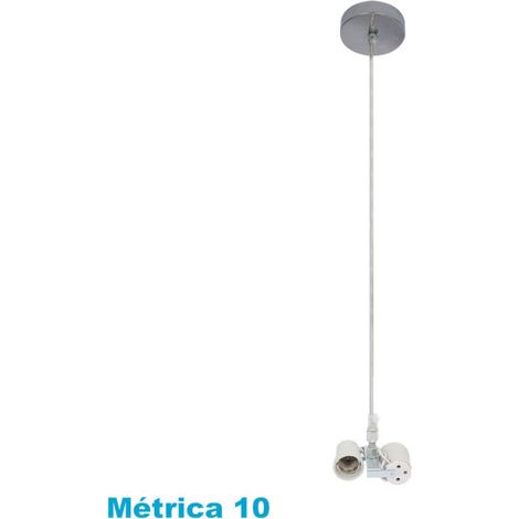 armadio pensile 2xe27 cromo m10 regx10x10 cm