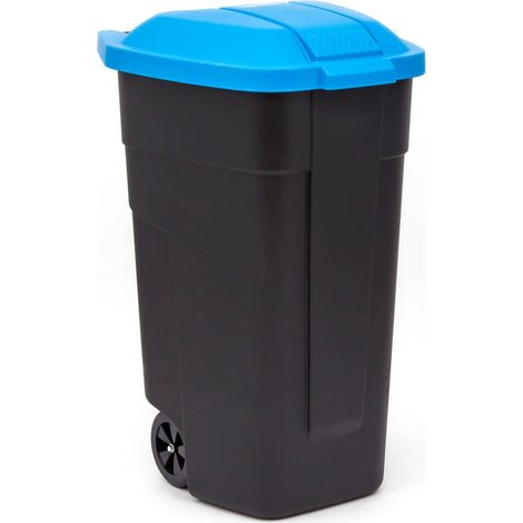 Curver 3253921290389 Conteneur de tri sélectif noir 110L