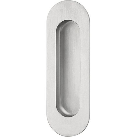 Tirador uñero puerta corredera 40x120mm acero inoxidable satinado (1/2)