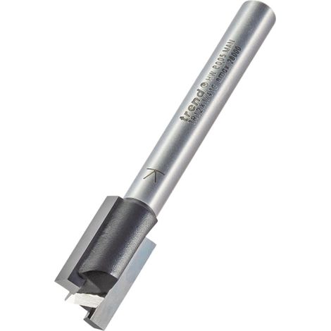 Trend TR12 x 1/4 TCT Two Flute Cutter Long Shank 12 x 19mm Router Bit TR12X1/4TC (1/5)